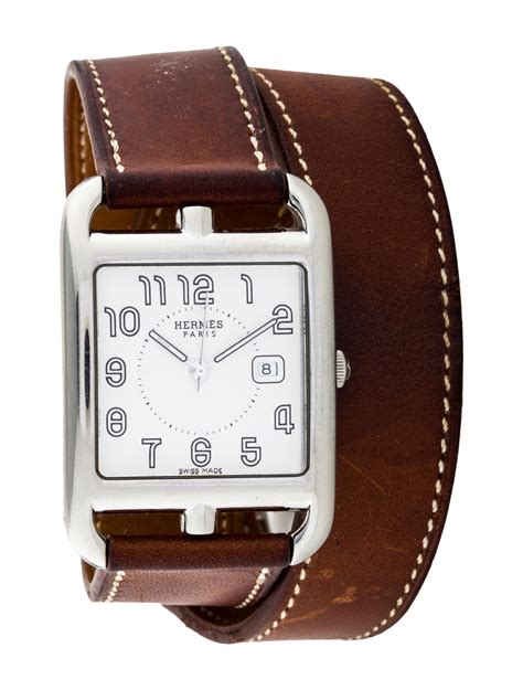 hermes double tour strap watch|Hermes watch strap price.